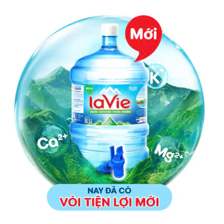 NƯỚC KHOÁNG LAVIE 18.5L